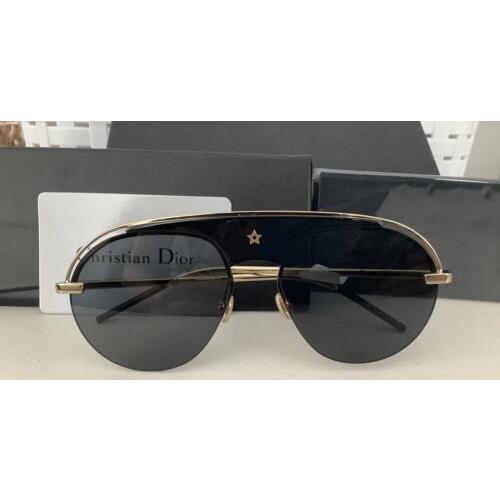 Dior Gold Black Pilot Metal Sunglasses Revolution 2m22k Star