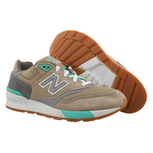 Balance Classic 597 Mens Shoes Size 8 Color: Taupe/teal