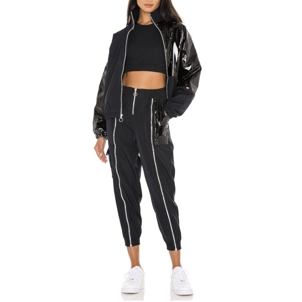 Nike Sportswear Women s Icon Clash Synthetic-fill Jacket Black Pockets S