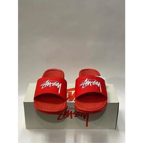 Nike Stussy Slide Red Men s Shoe