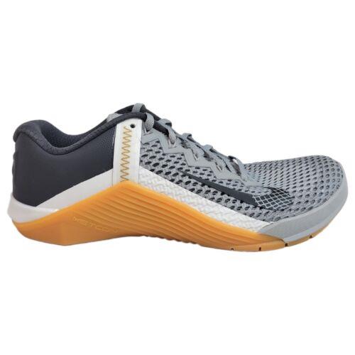 Nike Mens 9 Metcon 6 `smoke Grey Gum` Gym Training Crossfit Shoes CK9388-009