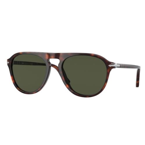 Persol 0PO3302S 24/31 Havana/green Unisex Sunglasses