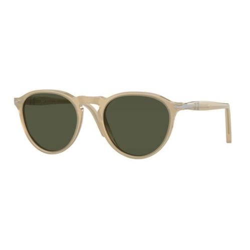 Persol 0PO3286S 116931 Beige Opal/green Unisex Sunglasses