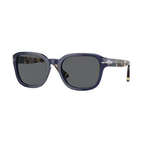 Persol PO3305S 1183B1 Opal Blue Dark Grey 54 mm Unisex Sunglasses