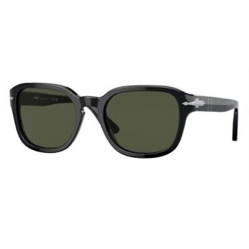 Persol PO3305S 95 31 Black Green 54 mm Unisex Sunglasses