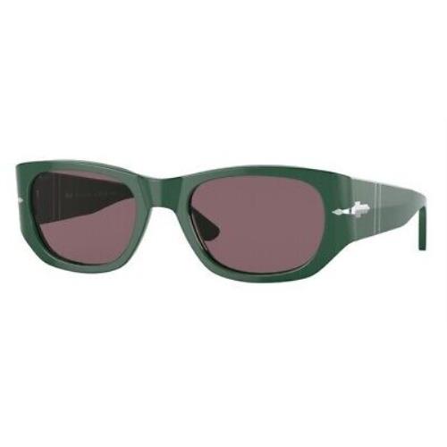 Persol PO3307S 1171AF Green Black Polarized 52 mm Unisex Sunglasses
