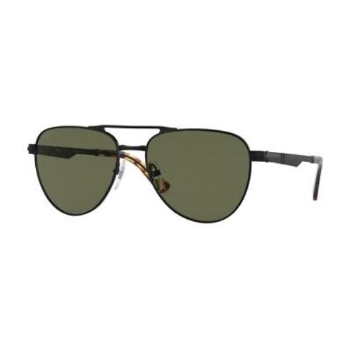 Persol PO1003S 115158 Demigloss Black Green Polarized 58 mm Unisex Sunglasses