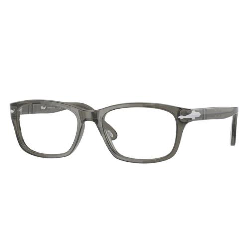 Persol 0PO3012V 1103 Taupe Grey Transparent Square Men`s Eyeglasses