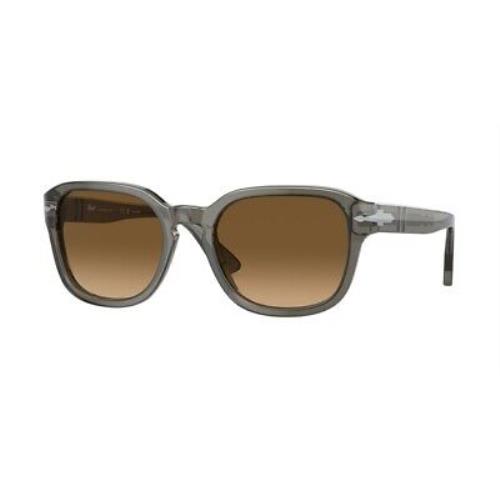 Persol PO3305S 1103M2 Grey Taupe Trans Brown Grad Polarized 54 Unisex Sunglasses