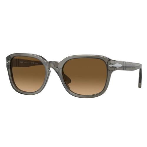 Persol 0PO3305S 1103M2 Grey Taupe Transparent/brown Polarized Unisex Sunglasses