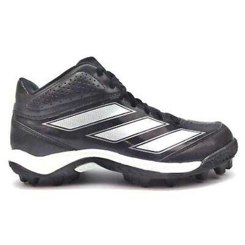 Adidas Performance Men`s Malice 2 TD Football Sneaker Shoes Black White