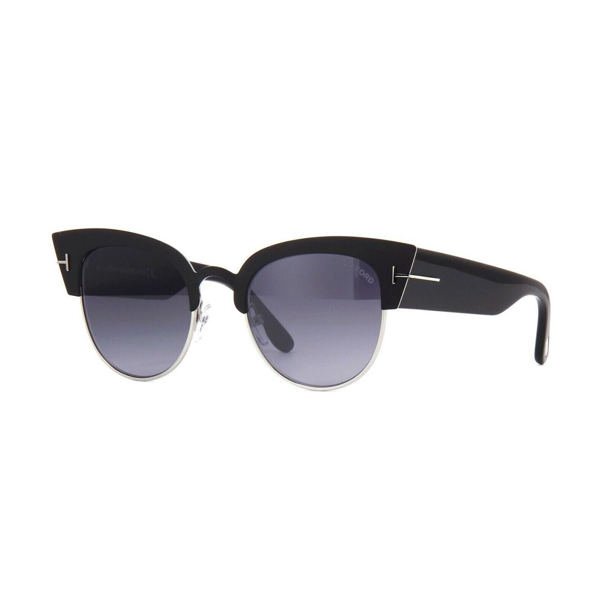 Tom Ford FT0607 05C 0607 Sunglasses Black Mirrored Grey 51-21