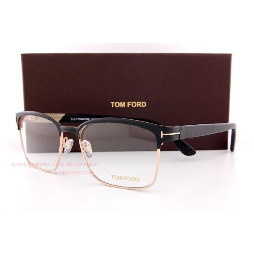 E Tom Ford Eyeglass Frames FT 5323 002 Black/gold For Men - Tom Ford  eyeglasses - 061582102131 | Fash Brands