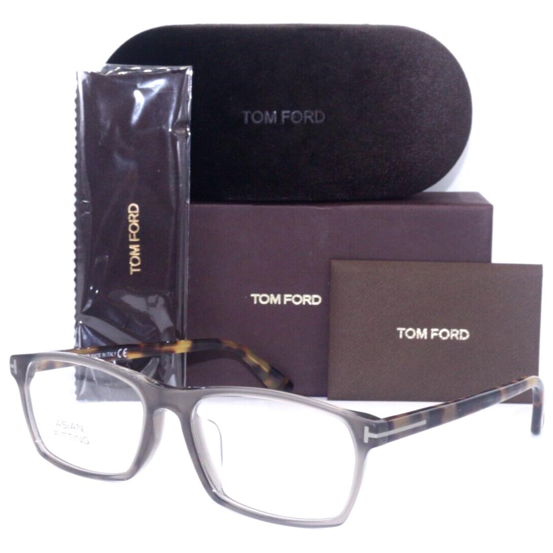 Tom Ford TF4295 020 Matte Transparent Grey/havana Eyeglasses 58-17