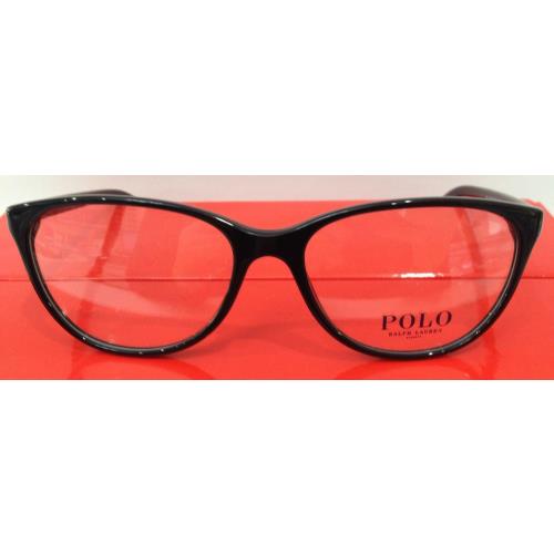 Polo Ralph Lauren PH 2130 5517 Black Plastic Cat Eye Eyeglasses Store Display