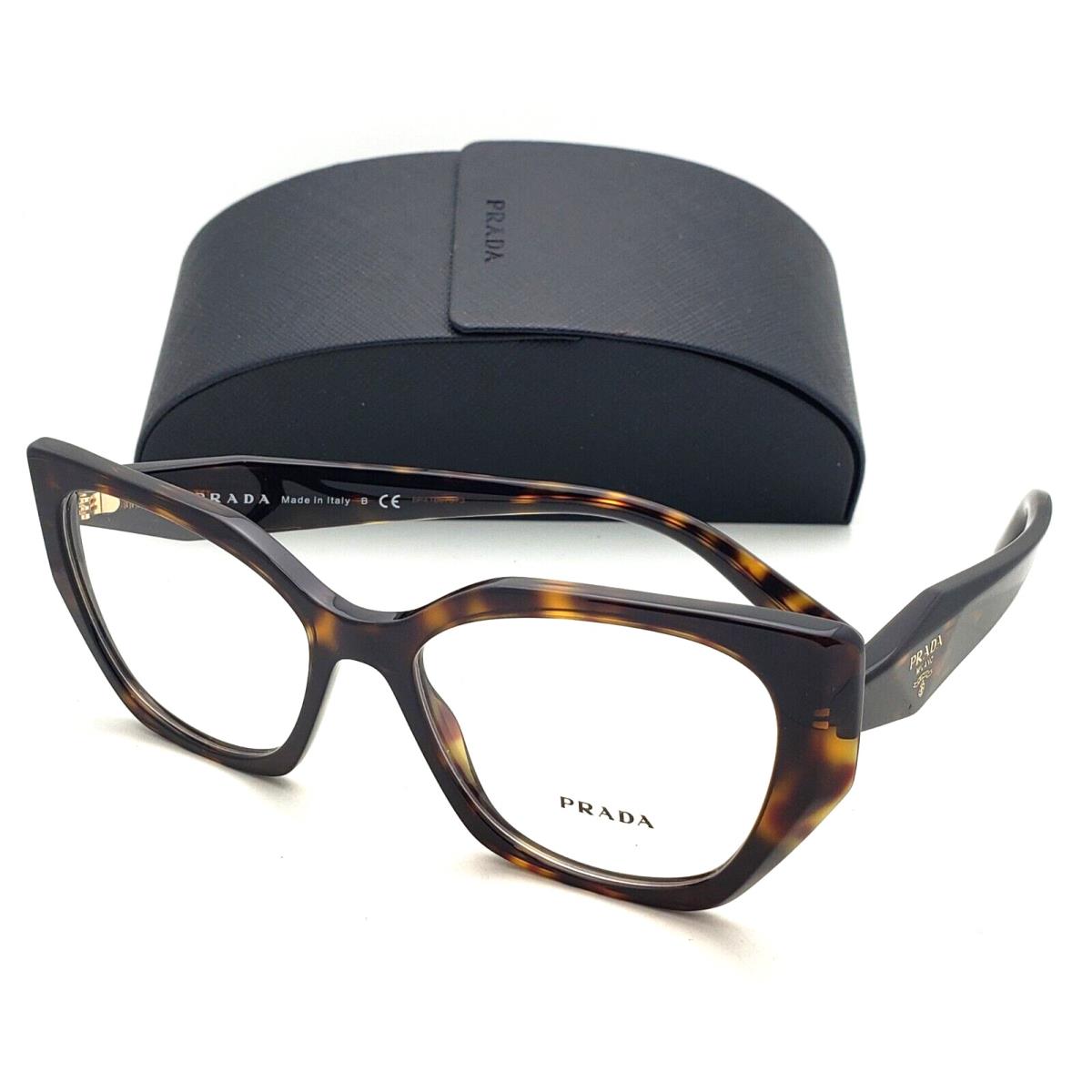 Prada Cat-eye Eyeglasses Vpr 18W 2AU-1O1 54-17 145 Tortoise Havana Frames