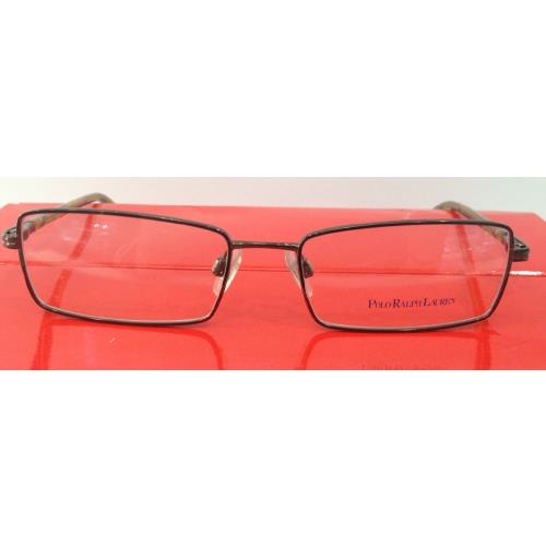 Polo Ralph Lauren 1102 9013 Brown Metal Eyeglasses Frame 53-18-140