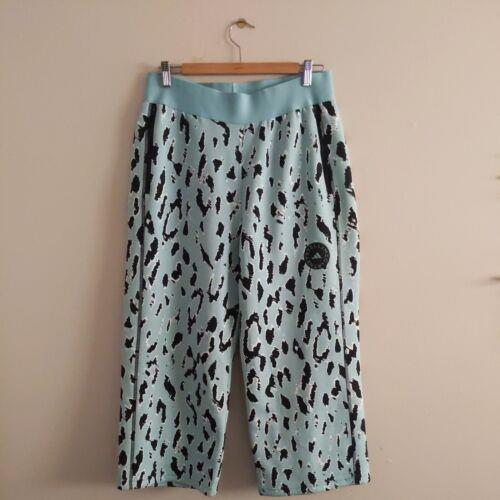 Adidas by Stella Mccartney Animal Print High Waist Cropped Pants - Large
