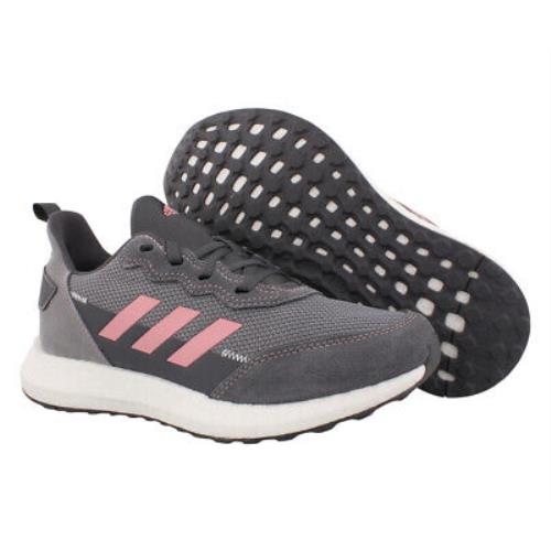 Adidas Rapidalux Girls Shoes Size 4.5 Color: Grey/pink/white