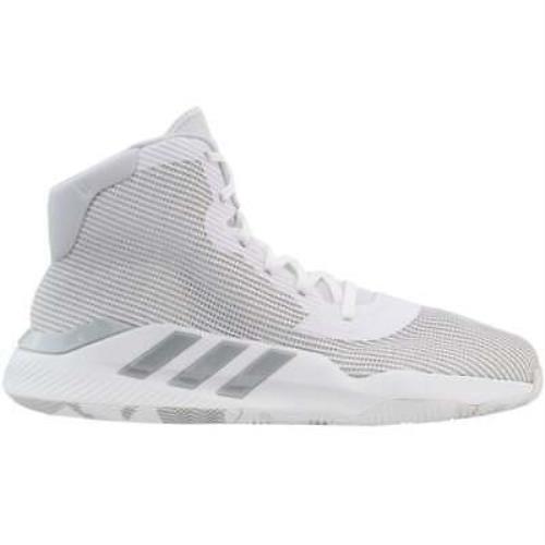 Adidas FX8100 Pro Bounce 2019 Mens Basketball Sneakers Shoes Casual - White