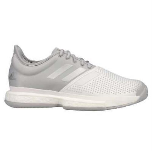 Adidas G55571 Solecourt Womens Tennis Sneakers Shoes Casual - Grey - Size - Grey