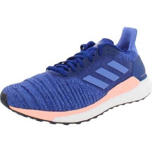Adidas Womens Solar Glide Blue Athletic and Training Shoes 9 Medium B M 8847