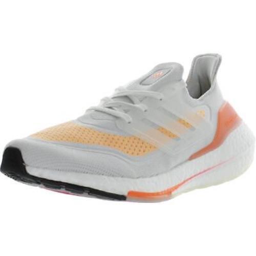Adidas Womens Ultraboost 21 Gray Running Shoes Sneakers 8 Medium B M Bhfo 2320
