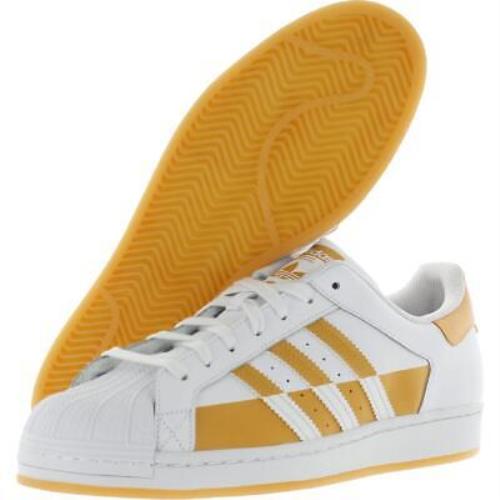 Adidas Mens Superstar Orange Athletic and Training Shoes 13 Medium D Bhfo 6873