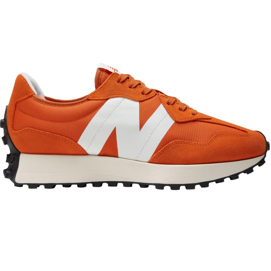Mens Balance 327 Orange White Casual Shoes Running Premium Comfort All Sizes