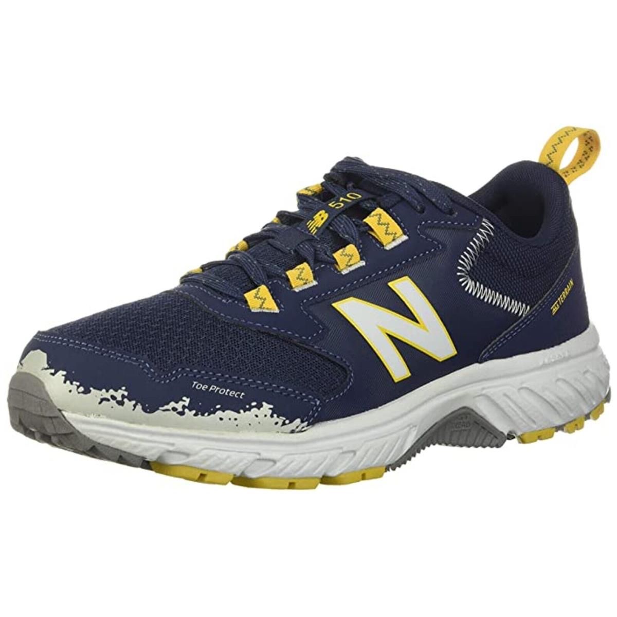 Balance Men`s 510 V5 Trail Running Shoe Natural Indigo/chromatic Yellow 10