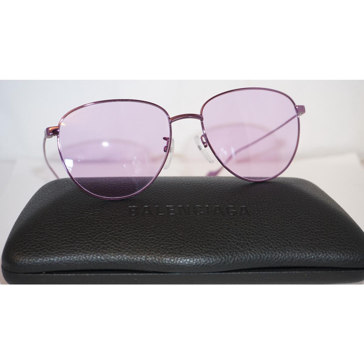 Balenciaga Sunglasses Aviator Purple Purple BB0088SK 003 57 17 145