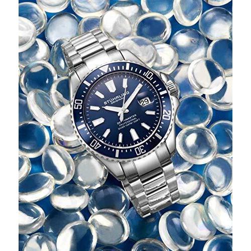 Stührling watch Pro - Silver/Blue
