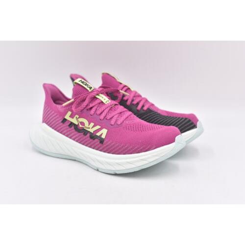 Womens Hoka Carbon X 3 Running Shoes Pink Size 7.5