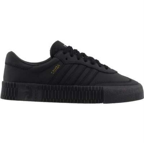 Adidas B37067 Sambarose Womens Sneakers Shoes Casual - Black - Black