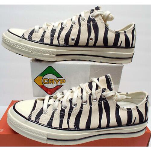 Mens 12 Womens 14 Converse Chuck 70 OX Tiger Zebra Shoes Stripe 167811C