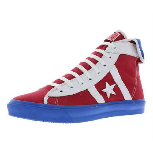 Converse Street Hockey Hi Mens Shoes Size 10 Color: Red/white/plum