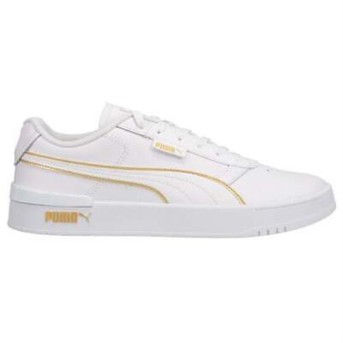 Puma 384735-01 Clasico Holiday Gold Mens Sneakers Shoes Casual - White