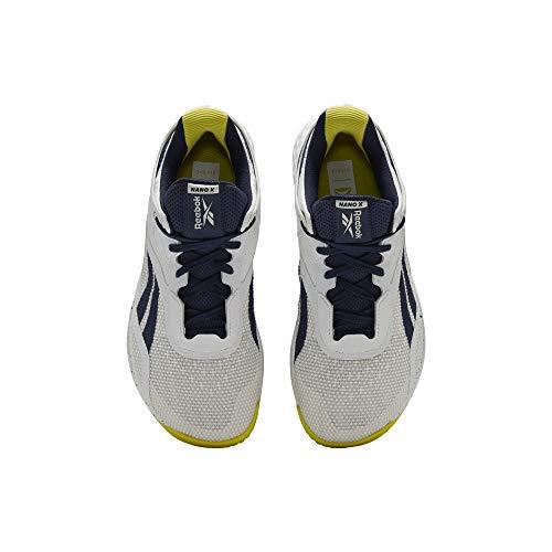 Reebok shoes  - True Grey/Vector Navy/Chartreuse 4