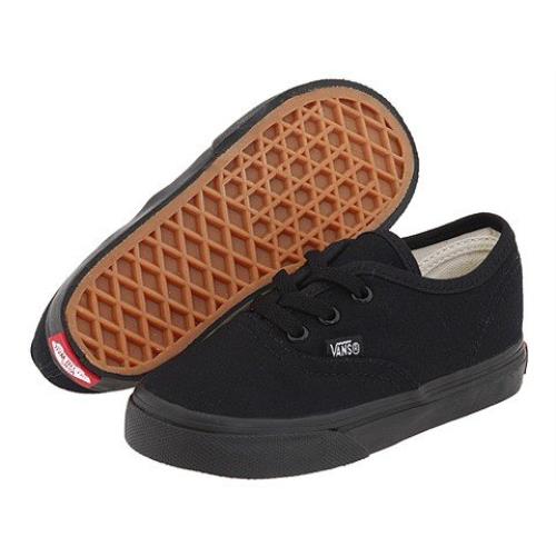 Children Unisex Sneakers Athletic Shoes Vans Kids Core Toddler Black/Black