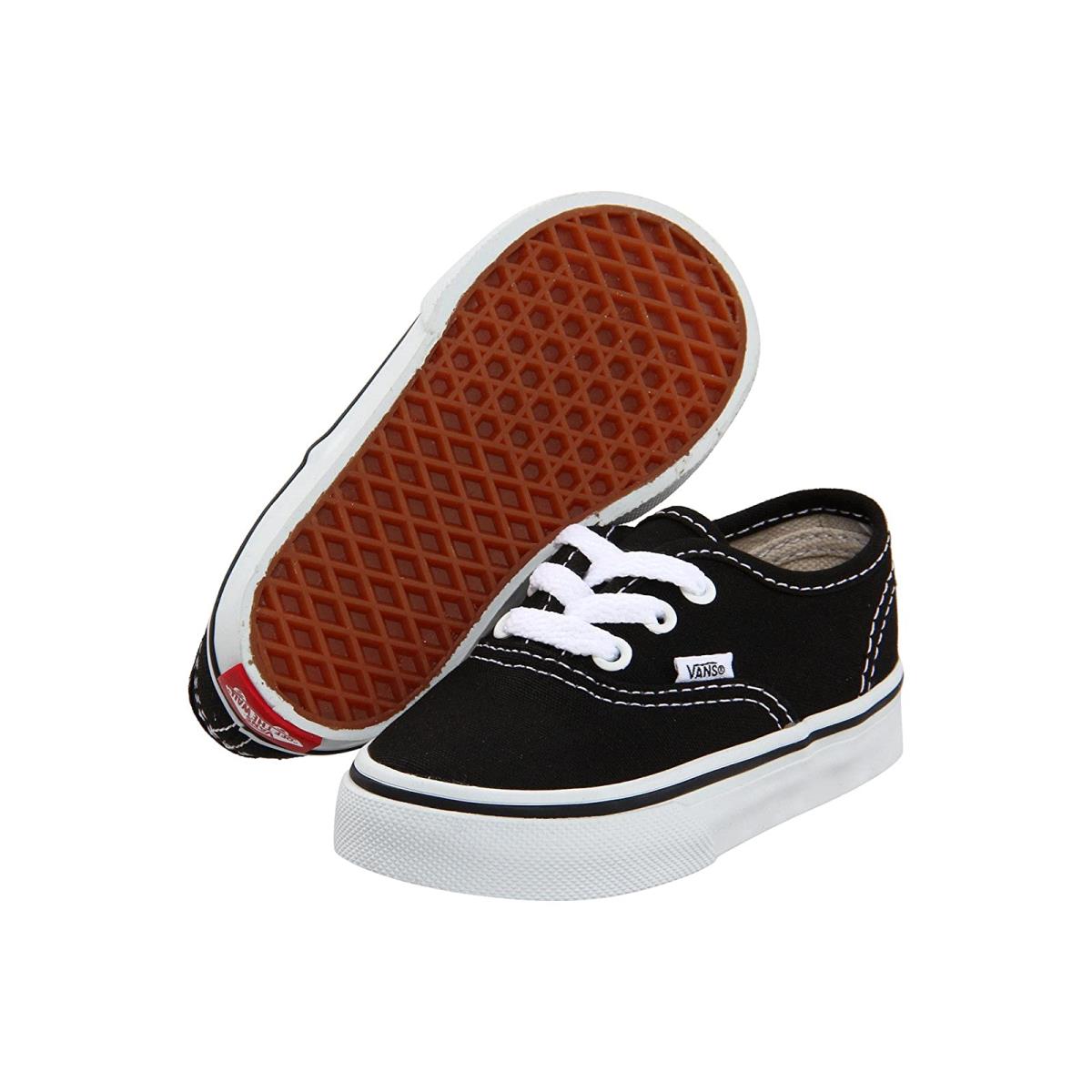 Children Unisex Sneakers Athletic Shoes Vans Kids Core Toddler Black