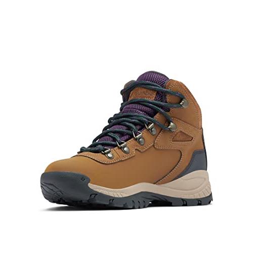 Columbia Women`s Newton Ridge Plus Hiking Shoe - Choose Sz/col Light Brown, Cyber Purple