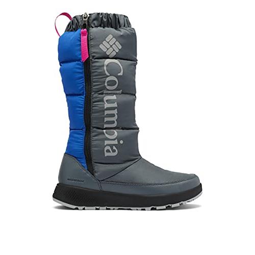 Columbia Women`s Paninaro Omni-heat Tall Snow Boot - Choose Sz/col Graphite/Lapis Blue