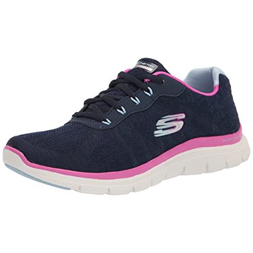Skechers Women`s Flex Appeal 4.0 Sneaker - Choose Sz/col Navy/Purple