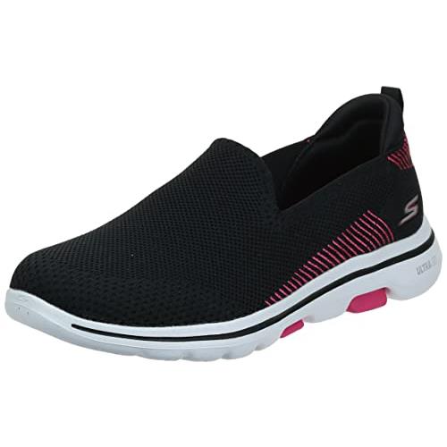 Skechers Women`s Go Walk 5-Prized Sneaker - Choose Sz/col Black/Pink