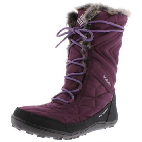 Columbia Womens Minx Purple Winter Boots Shoes 10 Medium B M Bhfo 9269