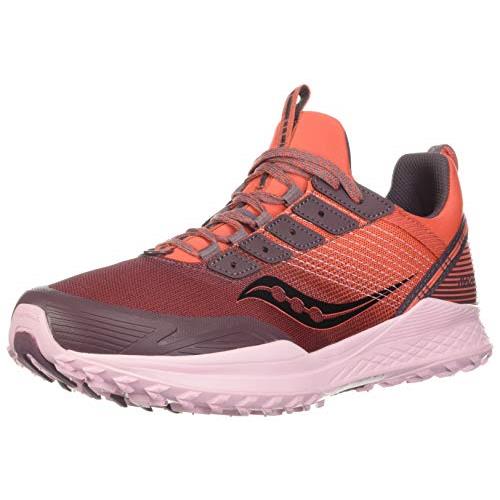 Saucony Women`s Mad River Tr Trail Running Shoe - Choose Sz/col Coral