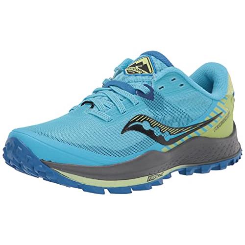 Saucony Women`s Peregrine 11 Trail Running Shoe - Choose Sz/col Royal/Limelight