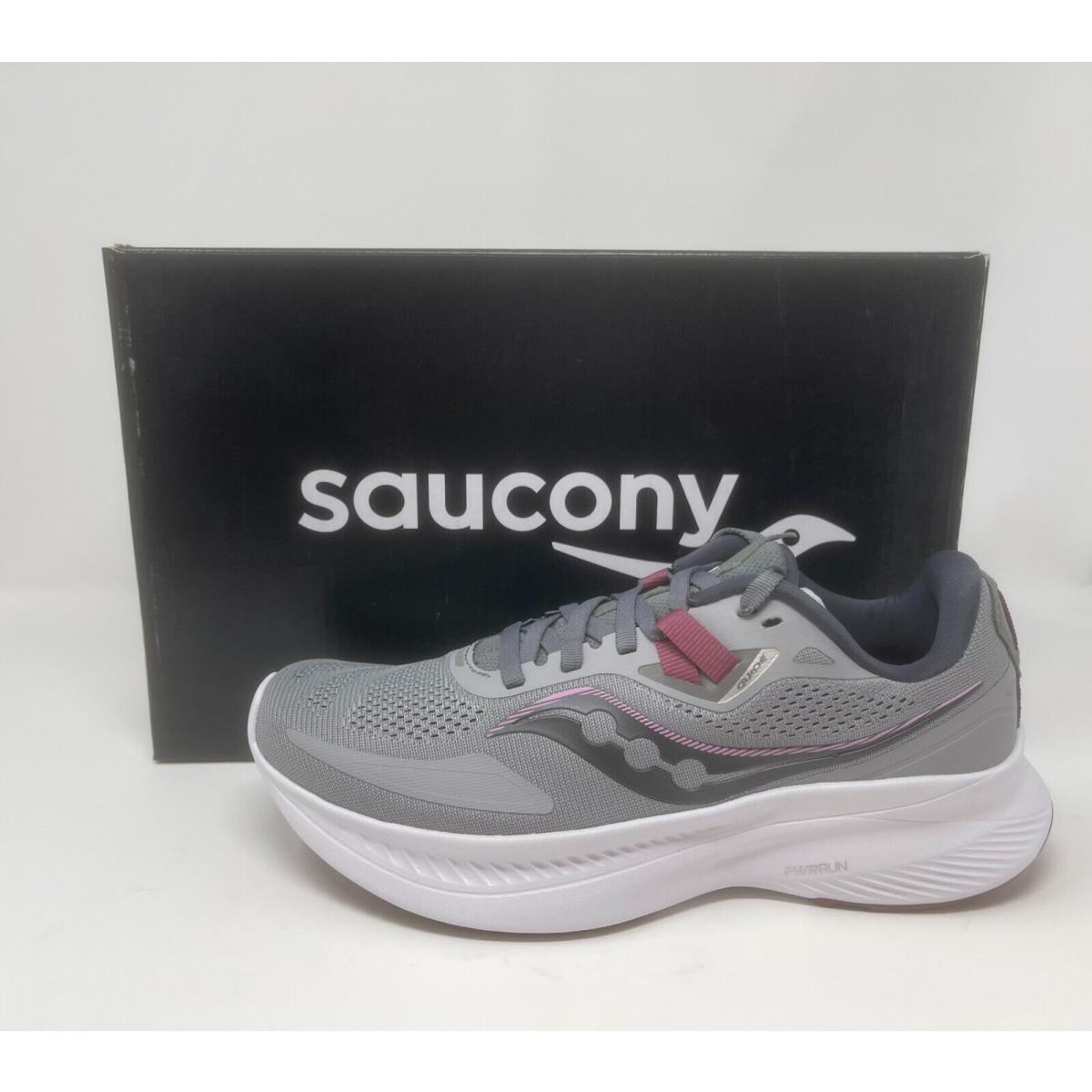 Saucony Women`s Guide 15 Running Shoes in Alloy Quartz Regular Width