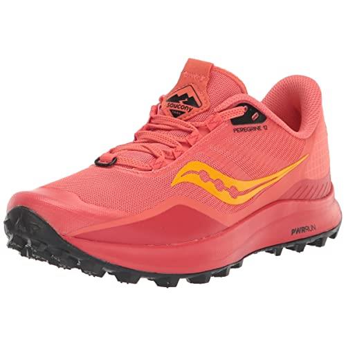 Saucony Women`s Peregrine 12 Trail Running Shoe - Choose Sz/col Coral/Redrock