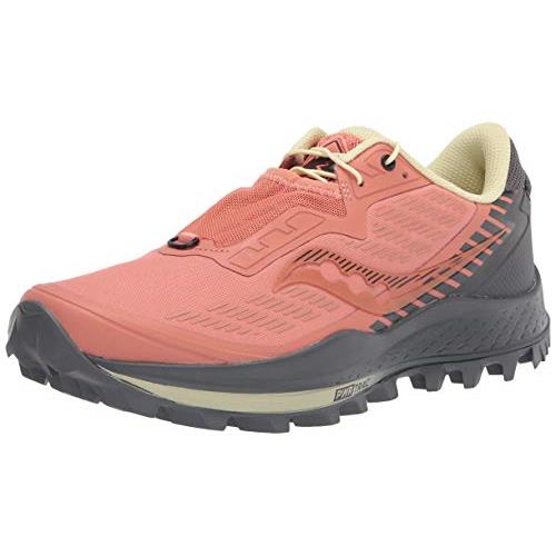 Saucony Women`s Peregrine 11 St Trail Running Shoe - Choose Sz/col Rust/Charcoal